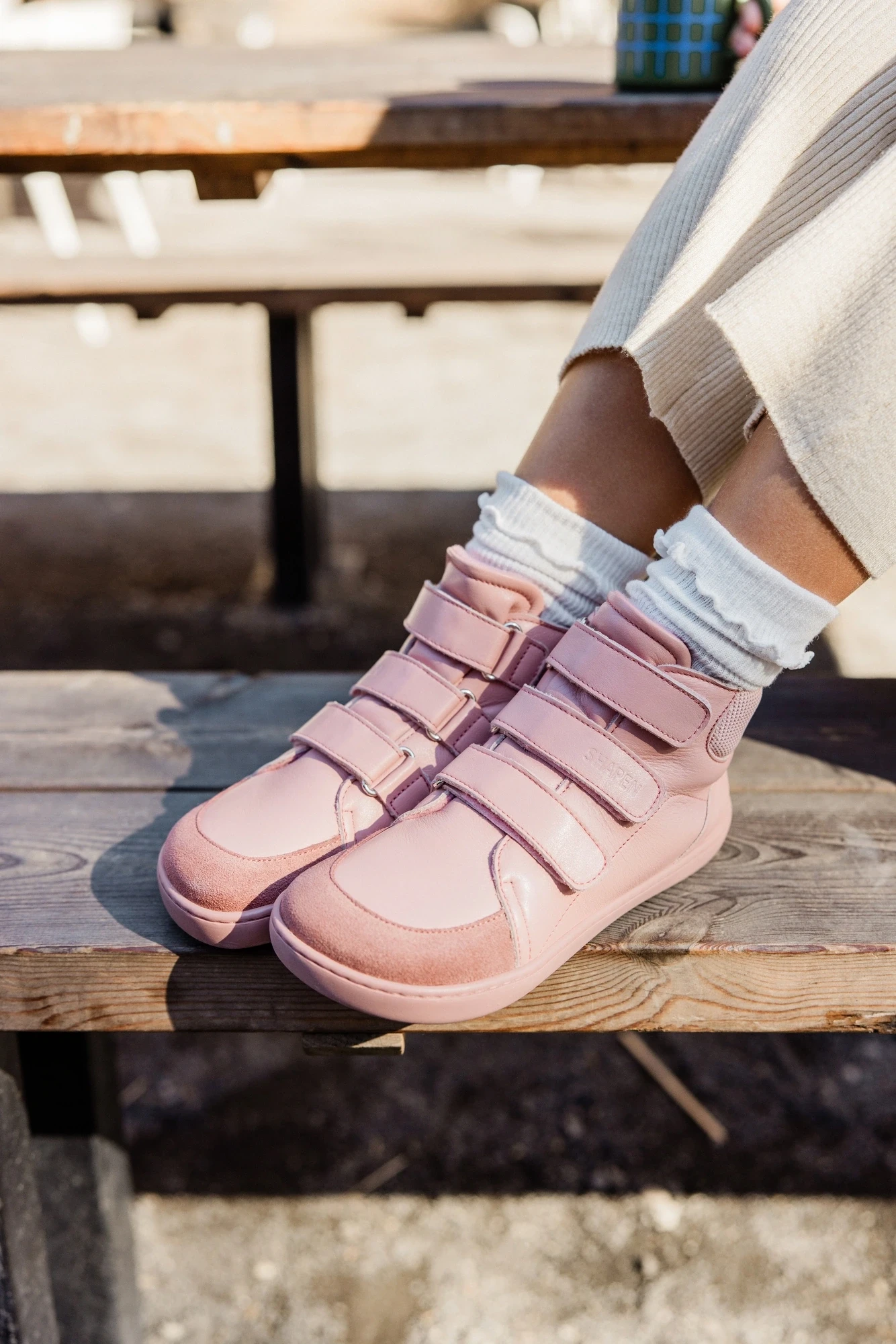 Босоногие ботинки Shapen URBANEER Mini — розовый, фото 9