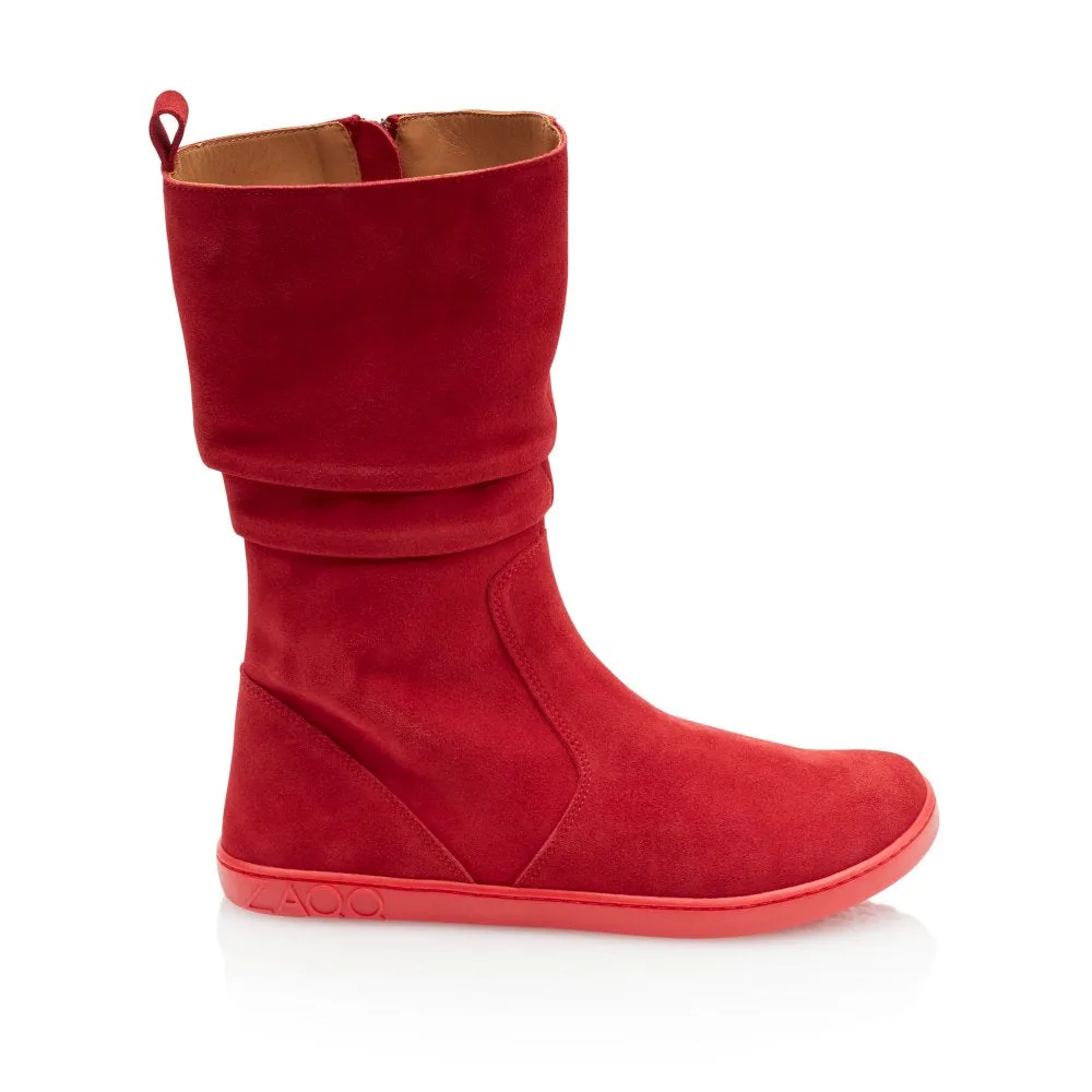 Женские ботинки ZAQQ QOM Red (красный цвет), фото 3