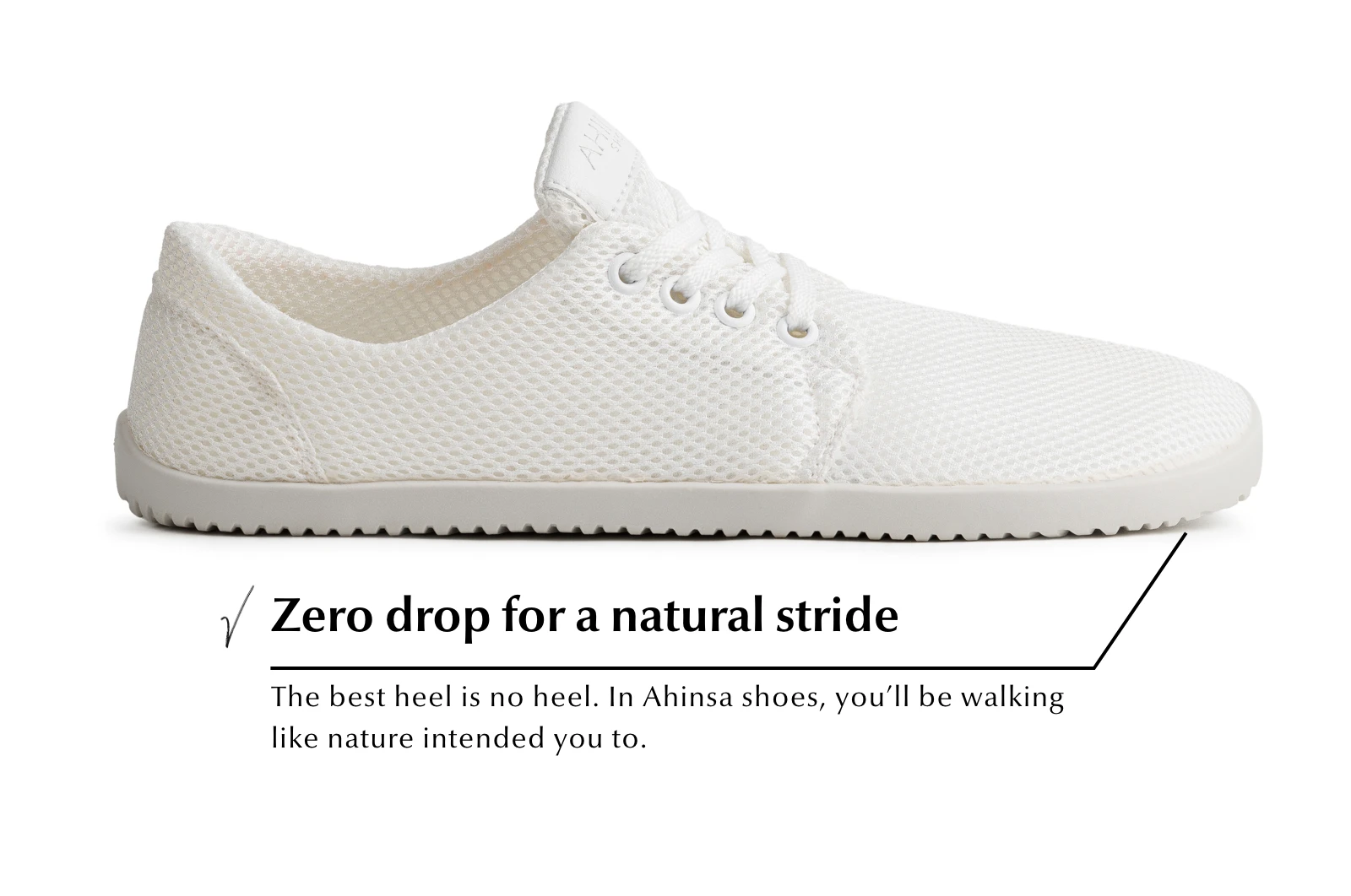 Кроссовки Ahinsa AirNet Barefoot — белый, фото 7