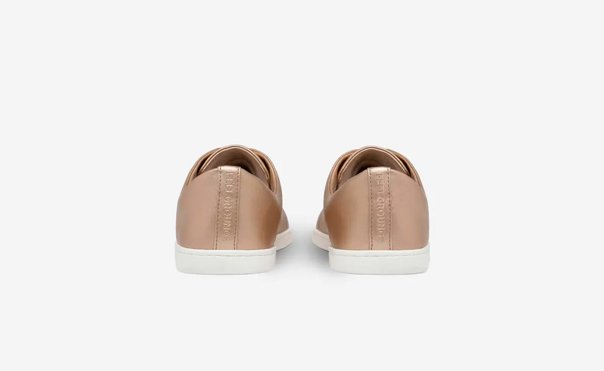 Босоногие кроссовки Feelgrounds Original Luxe — металлический розовый, фото 5