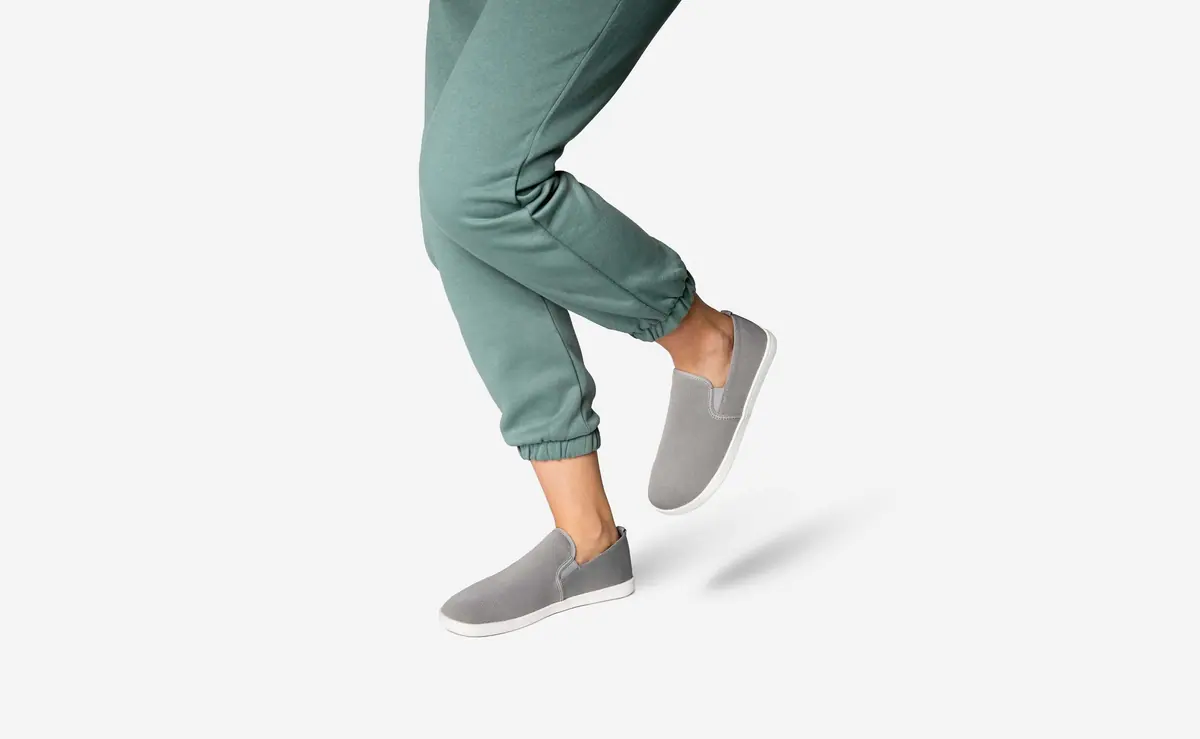 Босоногие слипоны Feelgrounds Droptop Knit — облачно-серый, фото 5