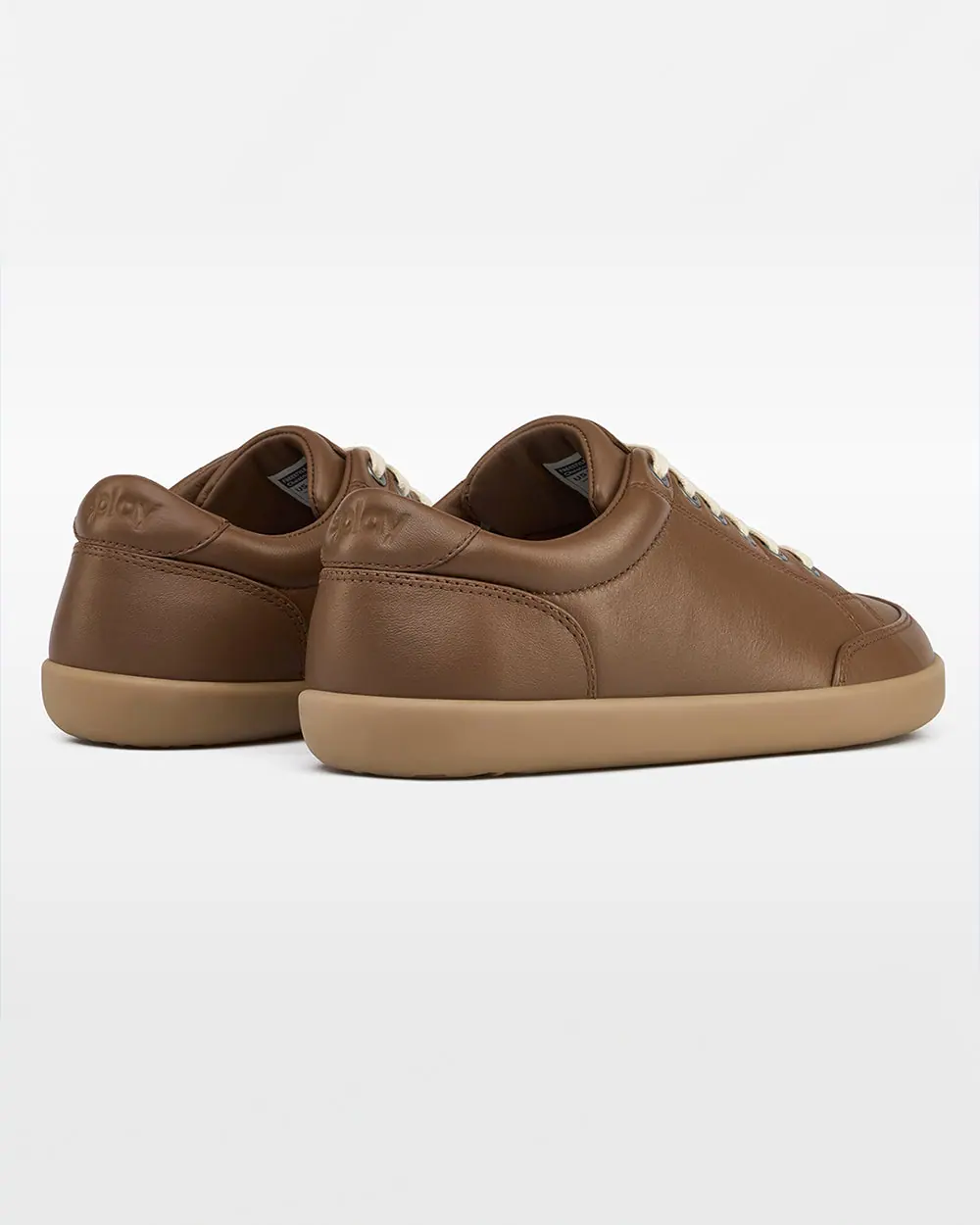 Босоногие кожаные кеды Splay FREESTYLE LEATHER — Chestnut, фото 4