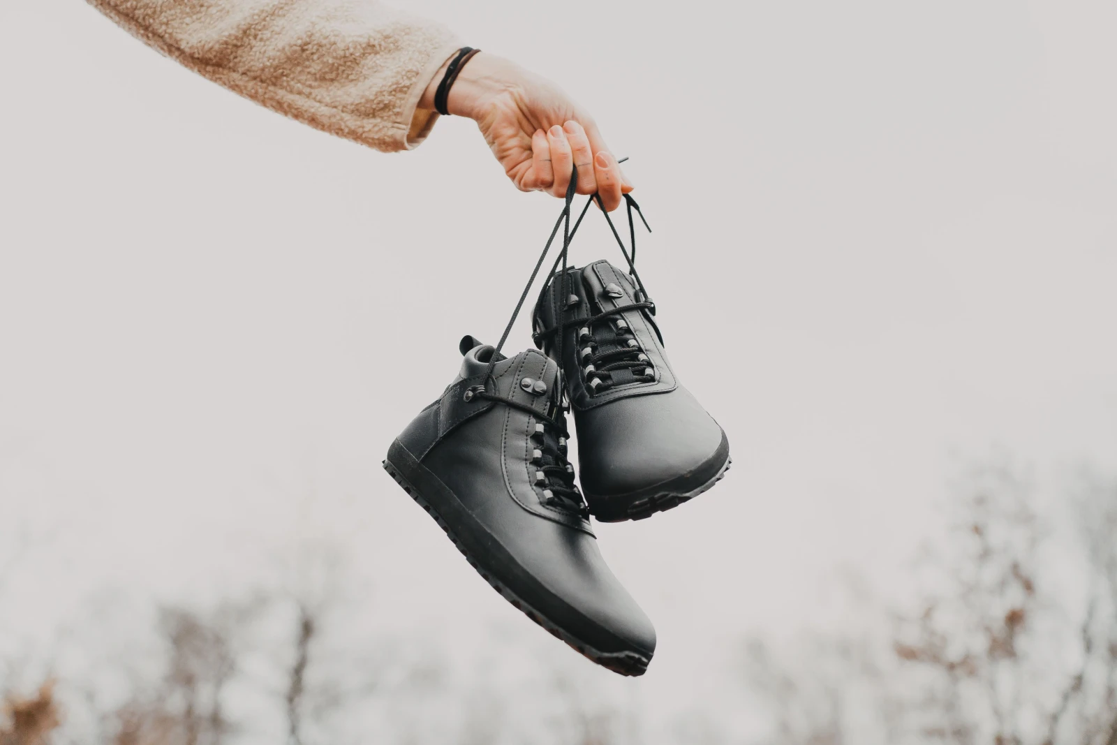 Ботинки Ahinsa Hiker Ankle Barefoot — чёрный, фото 13