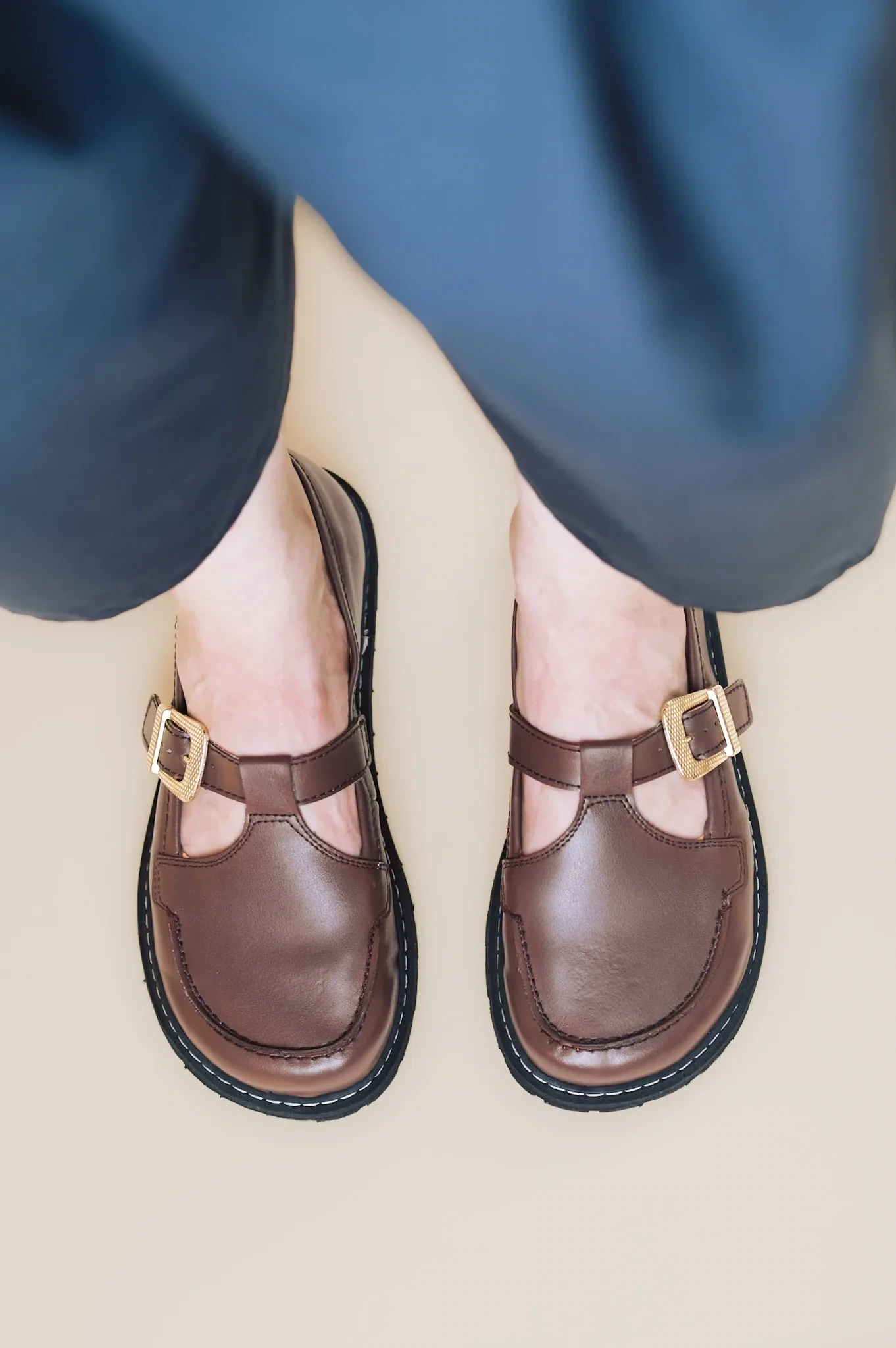 Босоногие туфли Sambas the bambas Gea — какао, фото 5