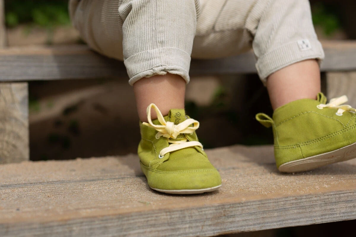 Босоногие ботинки Wildling Acti для малышей — зелёный, фото 2
