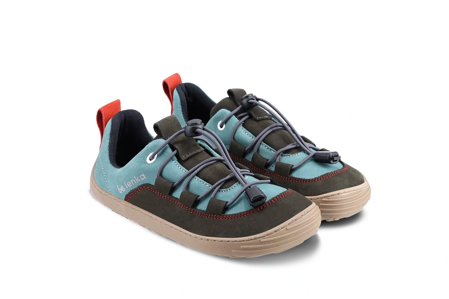Детские кроссовки Be Lenka Xplorer — Olive Black & Sage Green, фото 2