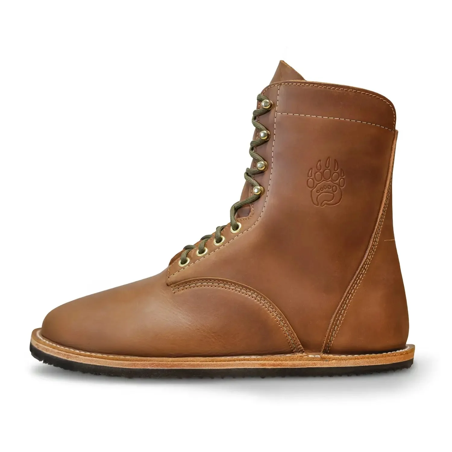 Зимние босоногие ботинки Bearfoot Arktos — коричневый Crazy Horse