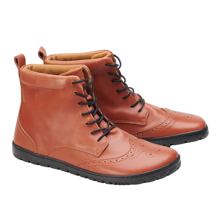 Ботинки для женщин и мужчин ZAQQ QUINTIC Brogue Cognac (коньячный цвет)