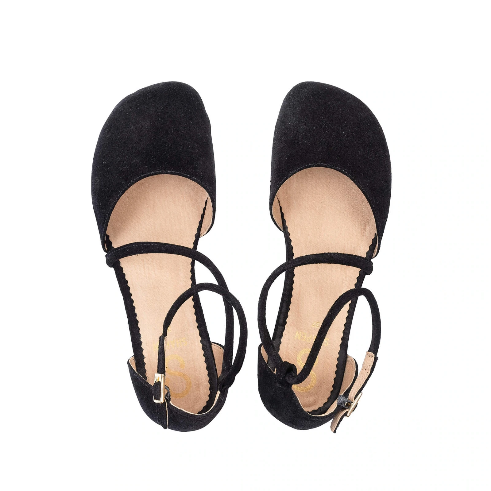 Босоногие сандалии Shapen ORCHID — чёрный, фото 5