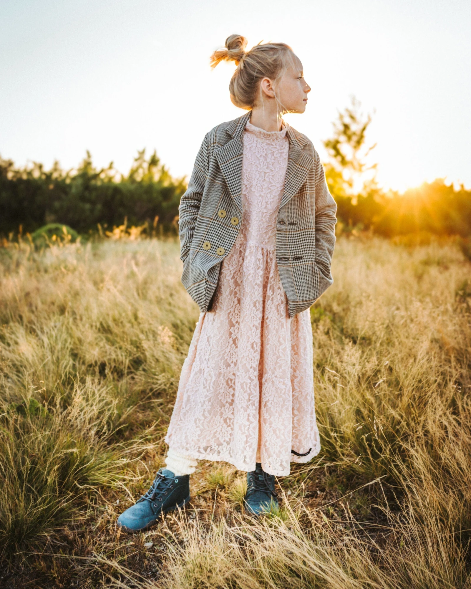 Босоногие ботинки Wildling Marron для детей — изумрудный, фото 2